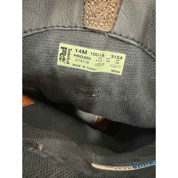 Timberland PRO355 Waterproof Alloy Toe Pull On Work Boots Mens 14M EH Brow main image 6